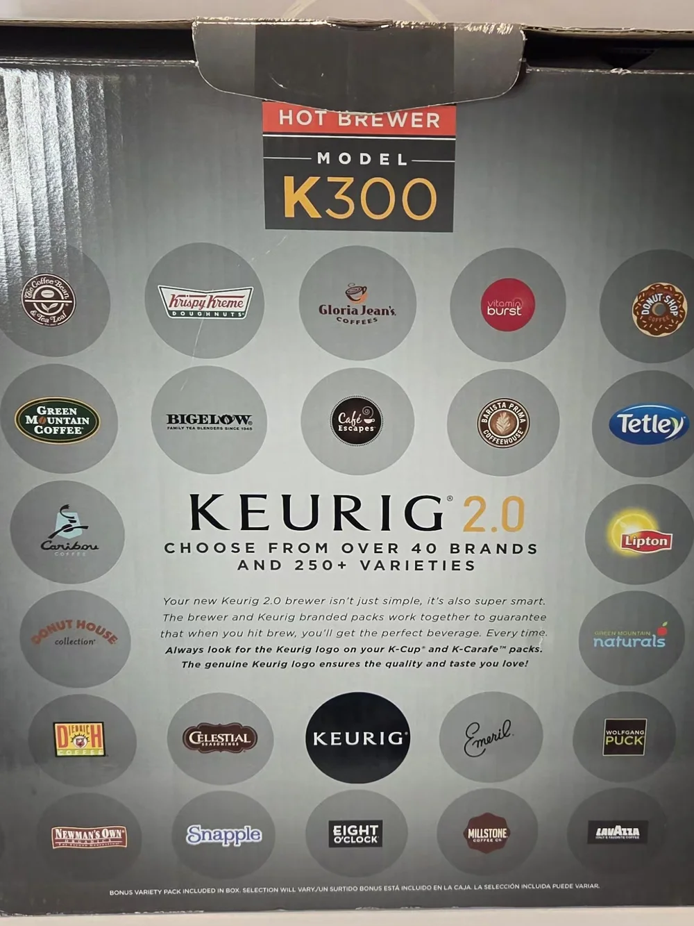 Keurig K300 Hot Brewer 2.0 in Black - Single-Serve & Carafe Brewing
